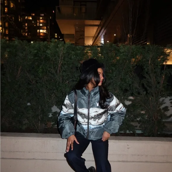 Stylish Playboy Mountain Winter Jacket - Picture 4 of 5